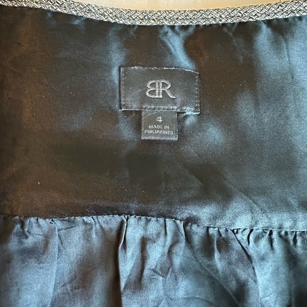 Banana Republic Metallic gold Tweed A-Line Skirt – Size 4 - Picture 2 of 6